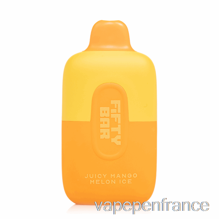 Stylo Jetable De Vape De Glace De Melon De Mangue Juteuse De Cinquante Barres 6500